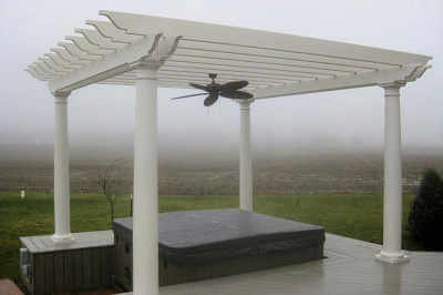 Pre Designed Fiberglass Pergola Round #3